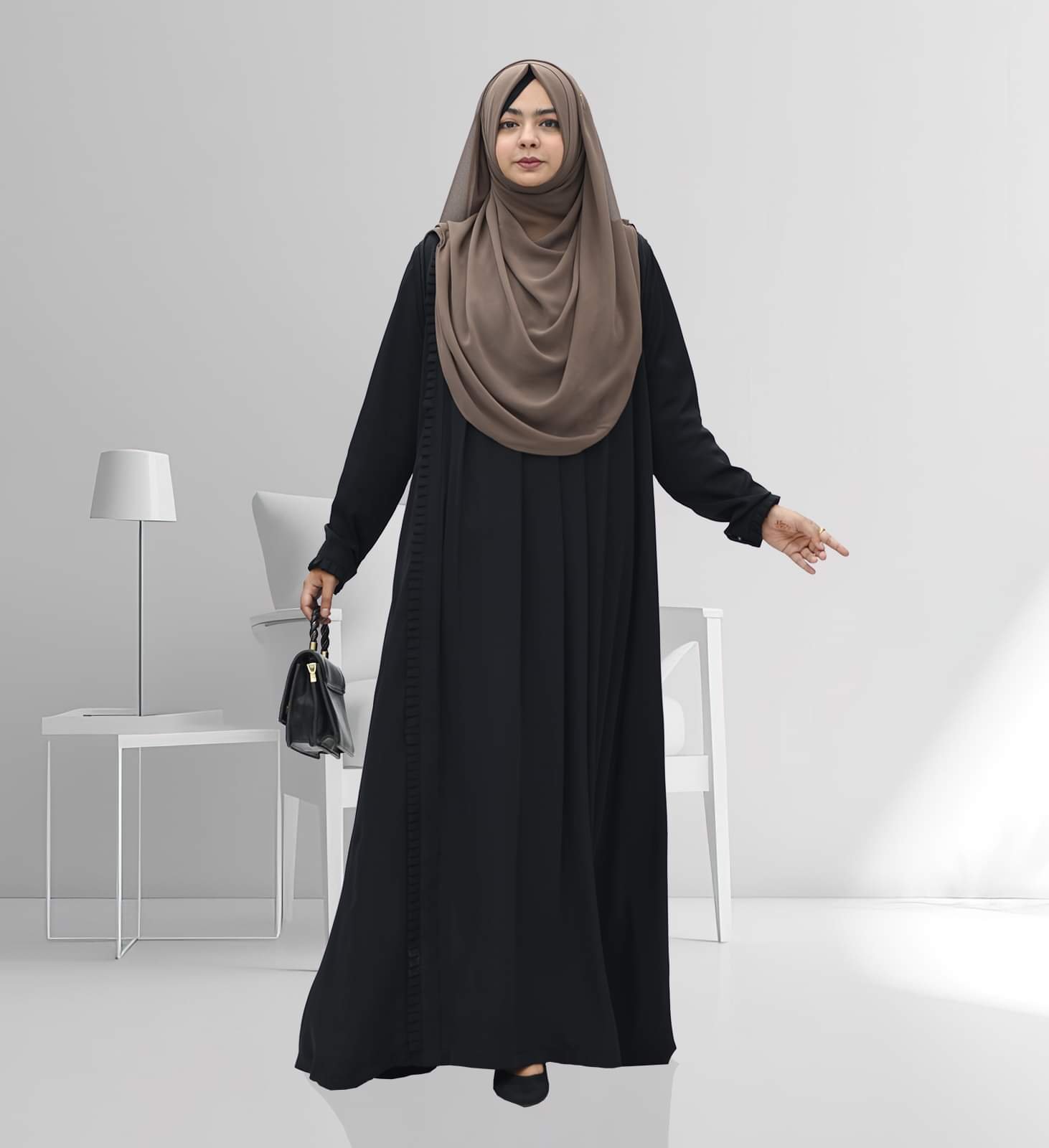 সাইড কুচি আবায়া বোরকা (Side-Cut Abaya Burqa)